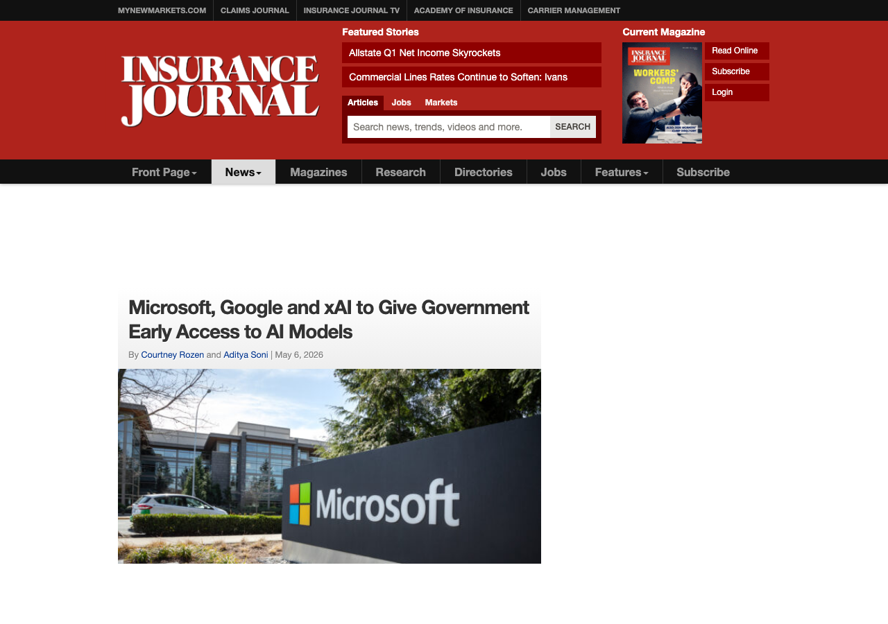 Microsoft、Google、xAIが米政府にAIモデル早期アクセスを提供する報道
